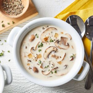 Keto Mushroom Soup with beta glucans